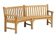 Oxford Garden Essex Curved 83-Inch Bench