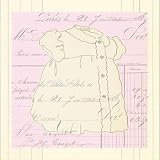 Vintage Party Dress Decorative Art Poster Print, 10x10