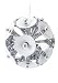 Present Time Leitmotiv Pendant Lamp Trumpet 16 Shades Chrome with White by Present Time UK (ASIN:B001CJ1BAQ)