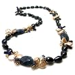 HinsonGayle Artisan Collection "Natalie" Black Baroque Cultured Pearl Rope Necklace