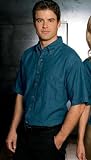 Men's Short Sleeve Denim Shirt