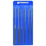 4157EYK3MlL SL160 in PROMAT 840401 Nadelfeilensatz L.160mm 6tlg. Hieb2 i.Ku.-Tasche PROMAT