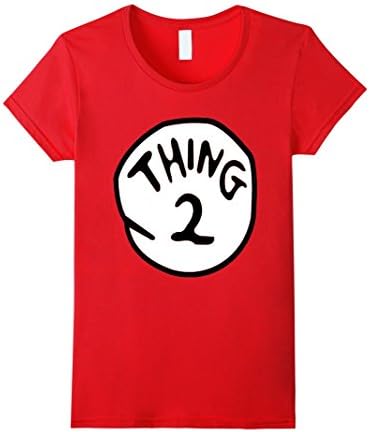 Women's Thing--1---2 TShirt Large Red