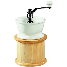 T&G Coffee Mill in Hevea Wood with Ceramic Bowl Gift Set
