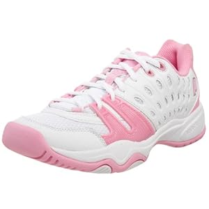 Prince Little Kid/Big Kid T22 Tennis Shoe,White/Pink,4 M US Big Kid