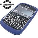 U-Bop Authentic Blackberry Accessories HDW-17001-005 Silicone Skin (Blue) For RIM Blackberry Bold 9000