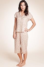 Pure Cotton Contrast Revere Collar Pyjamas