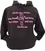 Sticks and stones may break my bones but whips and spurs excite me' Medium (10-12) Black hoodie