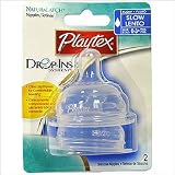 Playtex NaturaLatch Nipples, Slow Flow 2 latex nipples