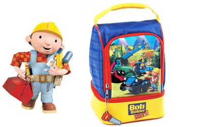 Childrens Toyshop  Toys : Bob The Builder Two Compartment Lunch Bag