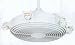 Escalade Matte White Ceiling Fan With Light Kit