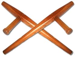 Natural Wood Tonfas - Set of two