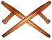 Sporting Goods : Natural Wood Tonfas - Set of two