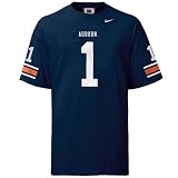 Nike Auburn Tigers Navy Blue #1 Player T-shirt