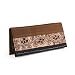 Raw Silk Brown Clutch 