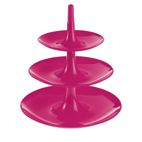Koziol Large Cake Stand Fuschia Pink