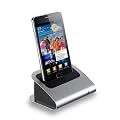 **DELUXE** USB Dockingstation / Tischladestation F�R IHR Samsung Galaxy S2 SII i9100 + Kfz Ladekabel MIT AUFROLLFUNKTION f�r Ihr Samsung Galaxy S2 SII i9100 + Oberarm Tasche f�r z.B. mp3 Player + YAYAGO Lanyard