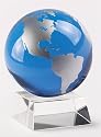 Badash Crystal Blue And Silver Globe Onstand|SU360