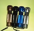 1 (One) Blue or Black or Gun Metal Silver or Copper Gold (Sent Randomly) 12 Light Bulbs LED Super Intense Bright Heavy Duty Aluminum Flashlight. Perfect for Camping Sport, Safety Pack, Car Glove Compartment, Garage, Tools Work Shop, Office ......Anywhere or Everywhere. 3 AAA Battery Batteries Included - Great Value Gifts!