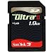 SanDisk Ultra II 1.0GB Secure Digital Memory Card