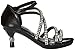 Glamour-28K Little Girls Rhinestone Heel Platform Pageant Dress Sandals