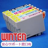 Winten 【安心サポート窓口付!!】【使用説明書同封】【インク残量表示対応】EPSON IC6CL50（エプソンプリンター用互換インク）】インクカートリッジ ICチップ付き 6色セット【販売元がWIN LIFEでない場合はサポート窓口ございません。類似品にご注意ください】