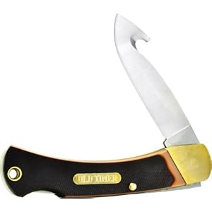 Schrade 157OT Old Timer Golden Claw Lockback Folding Knife with Gut Hook Blade by 