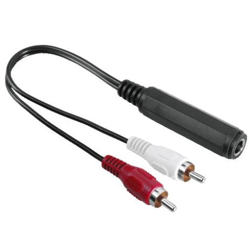 Hama Audio-Adapter 2 Cinch-Stecker - 6,3-mm-Klinken-Kupplung Stereo Preisvergleich