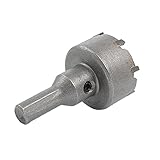 uxcell ホールソー　ドリルビット　穴あけ　合金カッター　35mmサイズ　超硬チップ付　三角シャンク