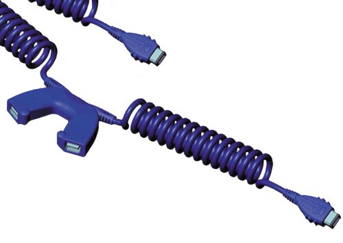 Childrens Toyshop  Video Games : Link Cable with Hub - Blue