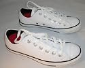 Womens' white plastic patent upper lace up shoes. UK