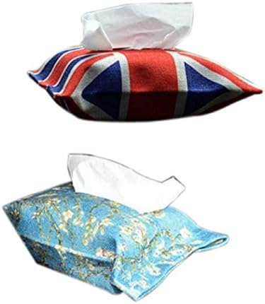 Creative fabric tissue box toilet living room family car pumping tray