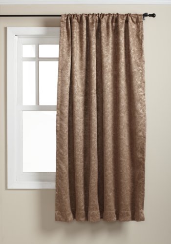 Arlee Symphony 52 by 63-Inch Thermal Backed Pole Top Panel, Tan