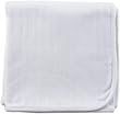 Hudson Baby Organic Receiving Blanket, White