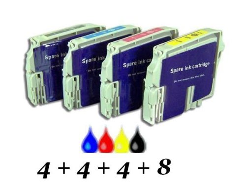 20x Tintenpatronen Epson D68 D88 kompatibel zu Stylus D68 / D88 / D68 Photo Edition / D88 Photo Edition / DX3800 / DX3850 / DX4200 / DX4250 / DX4800 / DX4850 D 68 / 88 / DX 3800 / 3850 / 4200 / 4250 / 4800 / 4850