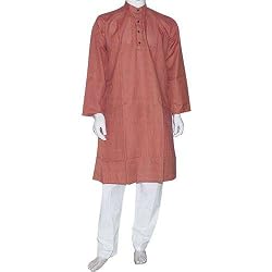 Mens Clothing Kurta Pajama Long Sleeve Cotton Dress Size M Chest :40 inches