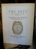 The Arte Of English Poesie by Puttenham, George