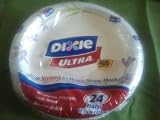 Dixie Heavy Duty Plates 101/16 INCHES [Case Count: 10 per case] [Case Contains: 240 Plates]