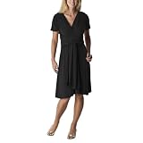 4157huV I2L. SL160  Mossimo® Womens Multi wear Twist and Wrap Dress   Black