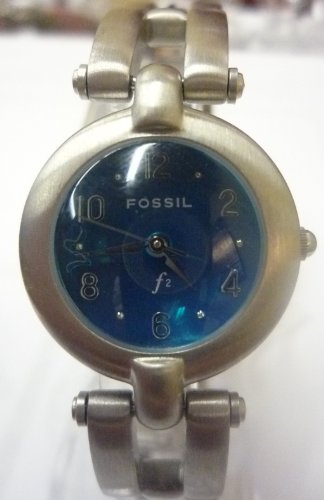 Womens Fossil Blue Dress Watch ES9093