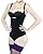 Camellias Seamless Firm Control Shapewear Open bust Bodysuit Body Shaper Black