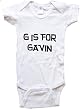 G IS FOR GAVIN / Hurry Up - Name-series - White or Blue Onesie / Baby T-shirt