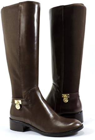 MICHAEL MICHAEL KORS Women's Hamilton Stretch Boot (Mocha 9.0 M)