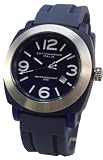Mens Blue Plastic Case Rubber Band Watch Sottomarino SM60039-B