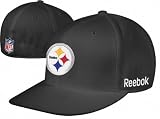 Pittsburgh Steelers Reebok 2011 Sideline Black Fitted Flat Brim Hat