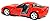 5" 2007 Corvette Z06 1:36 Scale (Red)