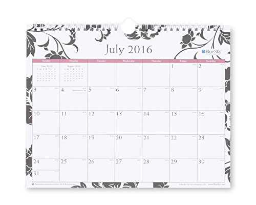 Blue Sky Barcelona Academic Year 16/17 Monthly 11 x 8.75 Wall Calendar