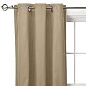Casual Home Grommet Top Window Panel - Tan