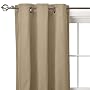 Casual Home Grommet Top Window Panel - BH Tan (54x95")