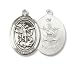 St. Michael the Archangel Sterling Silver Medal with 18" Sterling Chain Military Medal US Army Patron Saint Protections